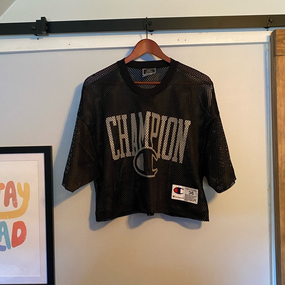 Champion Mesh Cropped T-Shirt